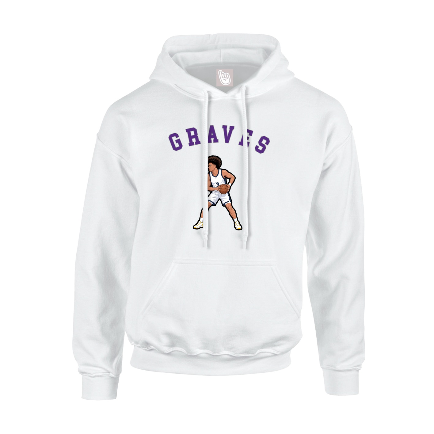 Hoodie — Shirsey Arch in White