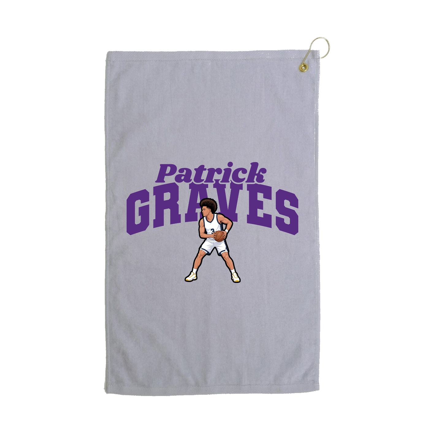 Golf Towel — Signature Arch in Grey
