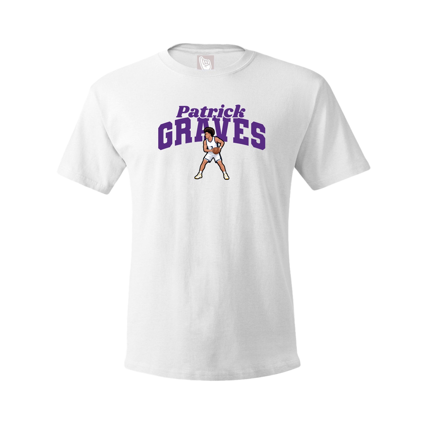 Youth Tee — Signature Arch in White