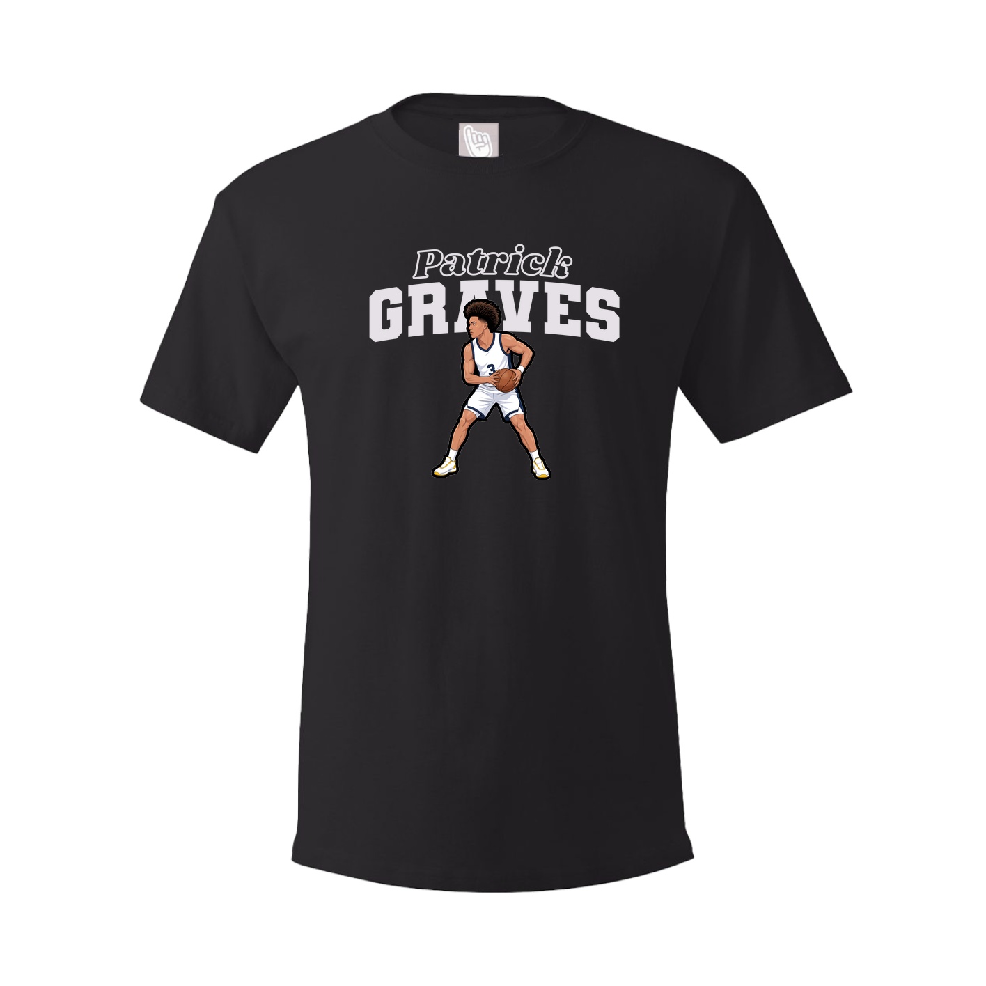 Youth Tee — Name Arch in Black