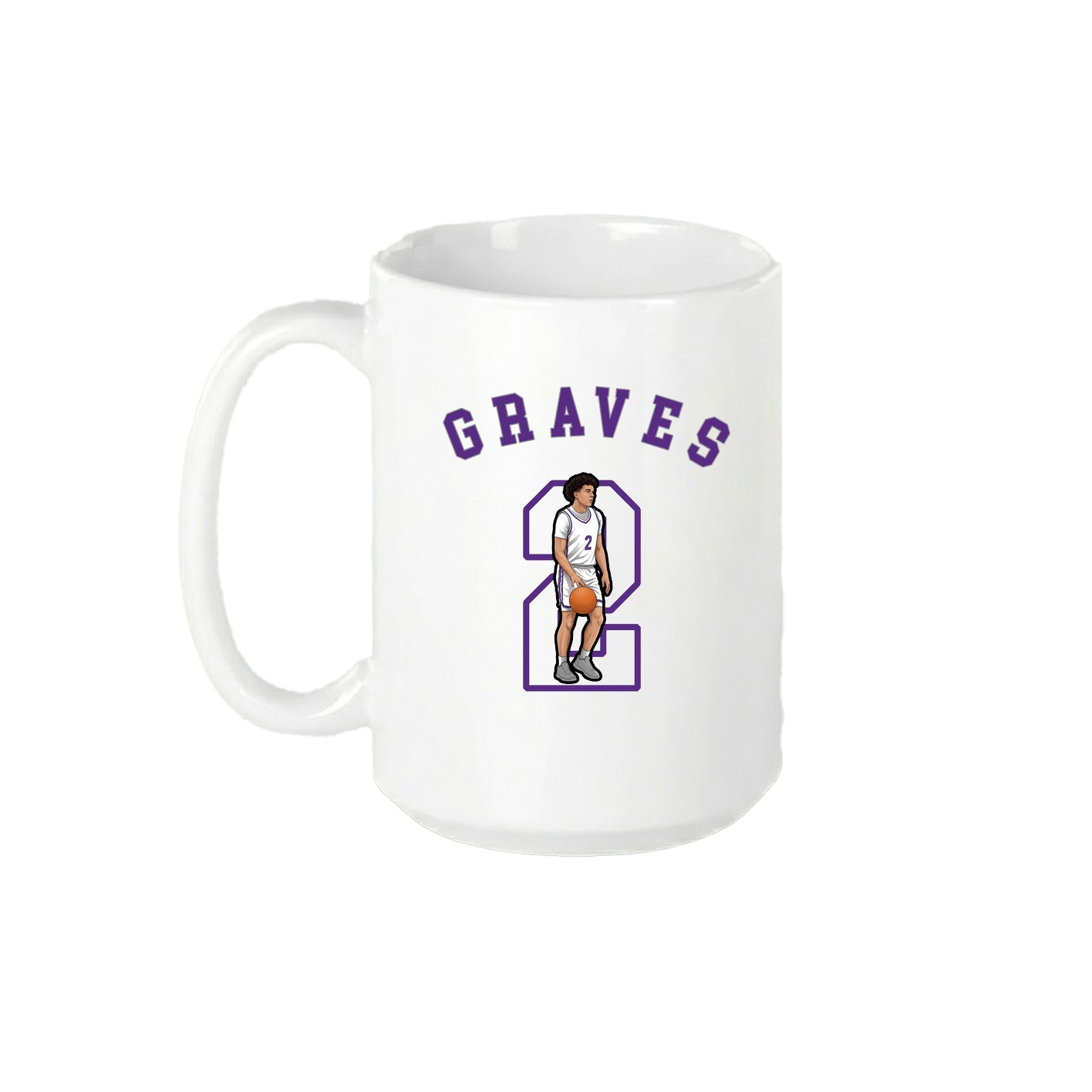 15oz Coffee Mug — Shirsey Arch in White