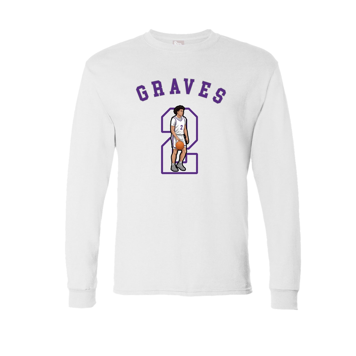 Long Sleeve Tee — Shirsey Arch in White