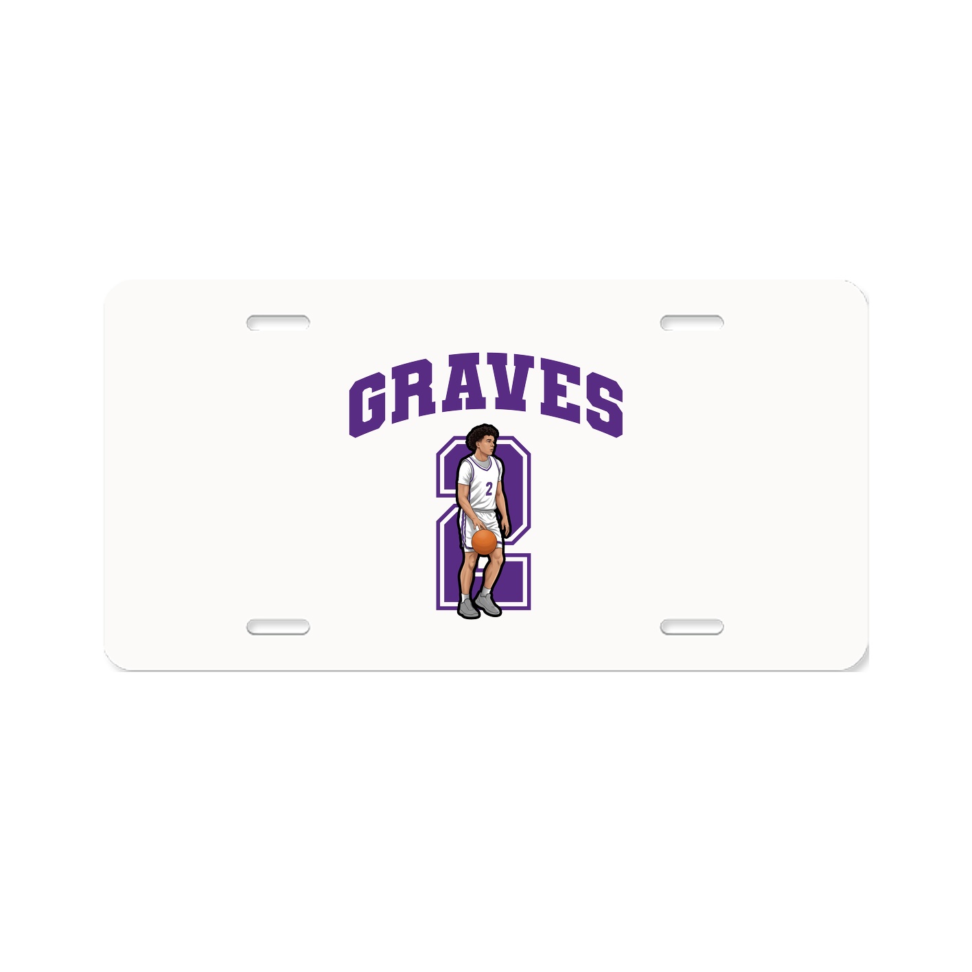 License Plate — Number in Classic