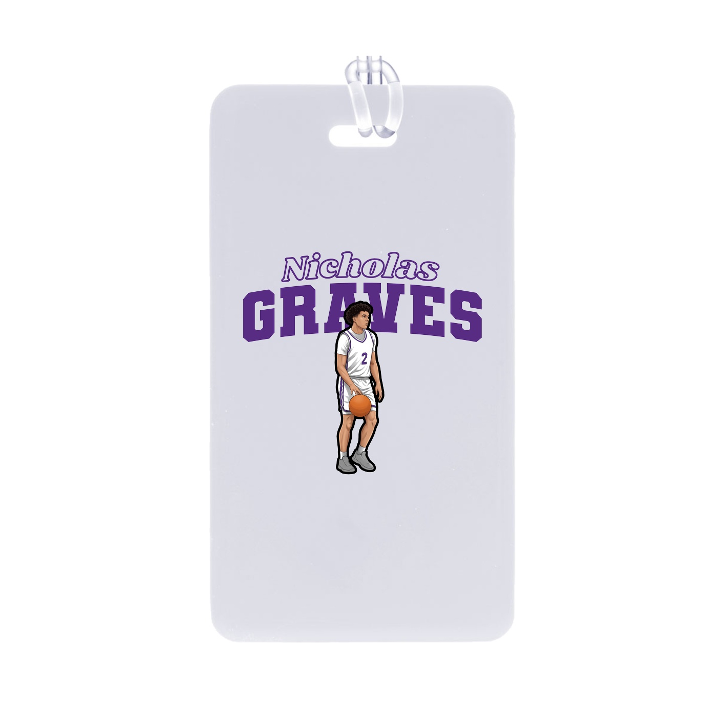 Bag Tag — Name Arch in Classic