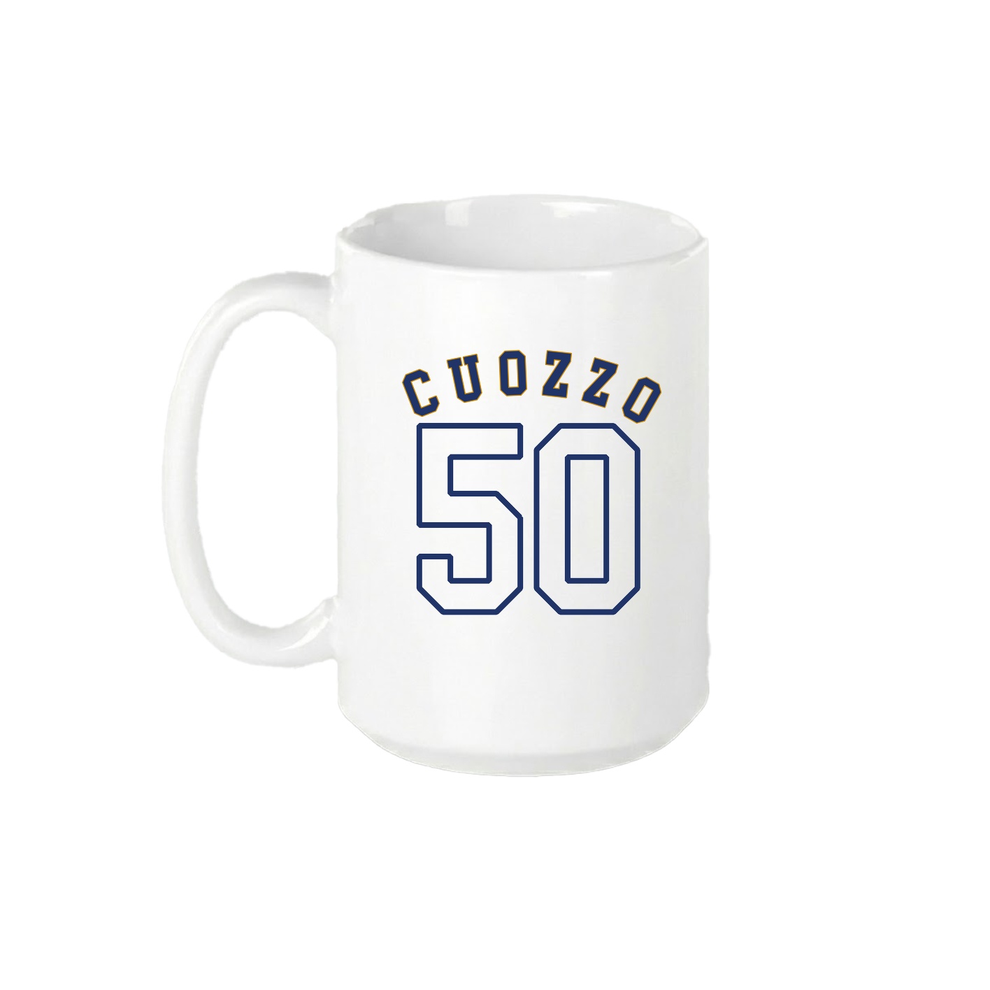 15oz Coffee Mug — Shirsey Arch in White