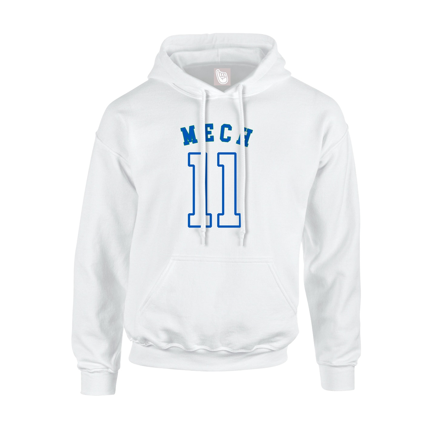 Youth Hoodie — Shirsey Arch in White