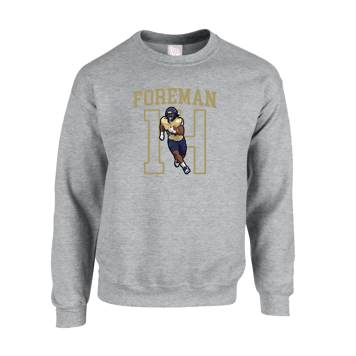 Fleece Crew — Shirsey in Grey