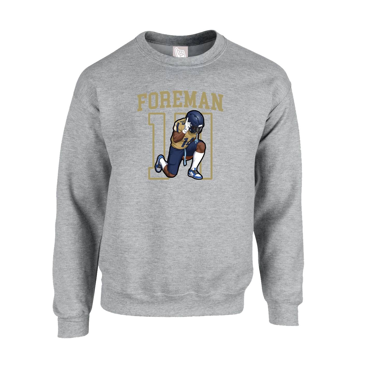 Fleece Crew — Shirsey in Grey