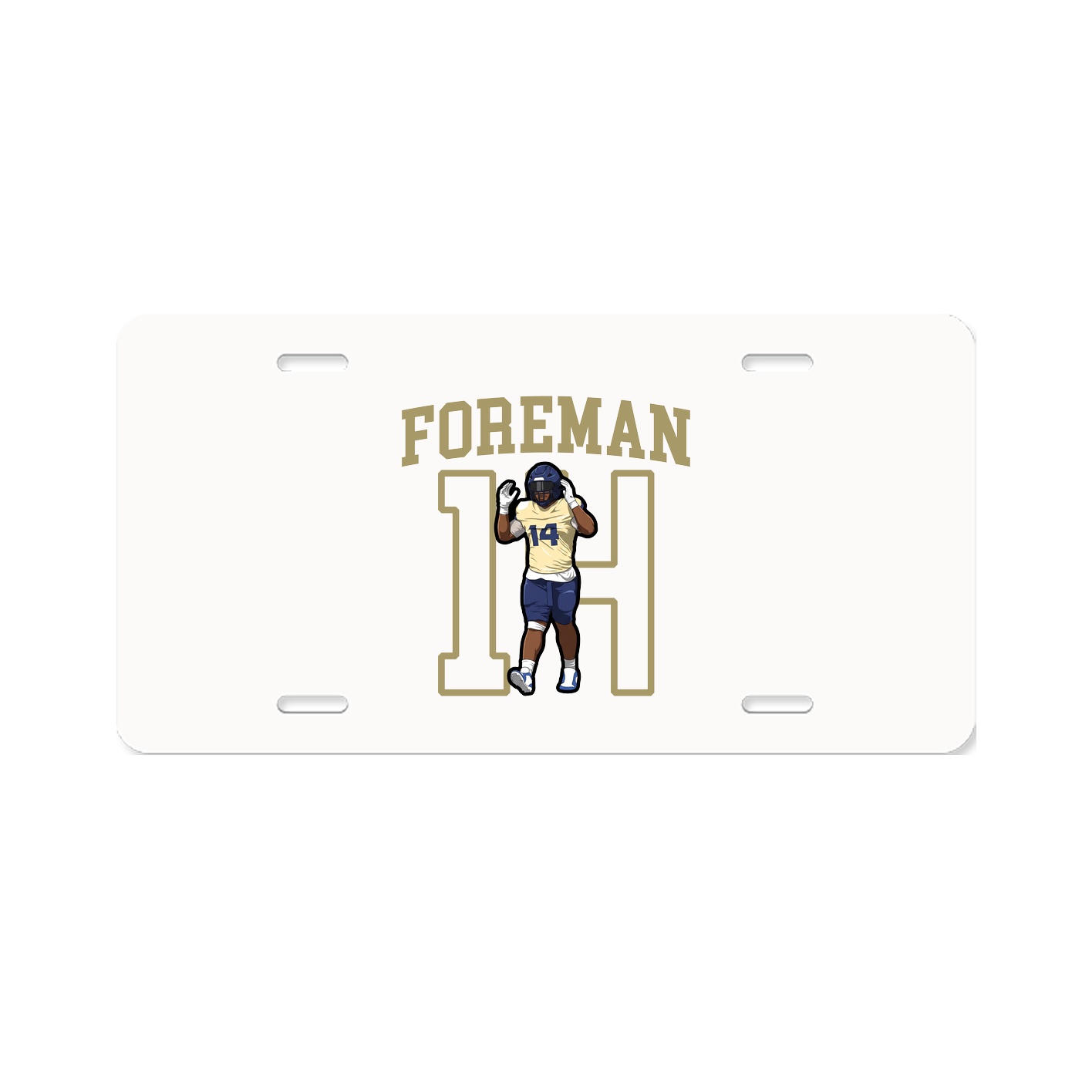Aluminum License Plate