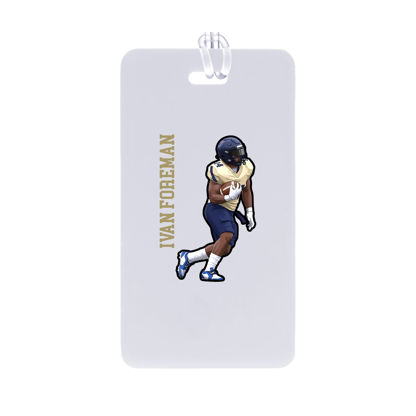 Bag Tag — Name Vertical in Classic
