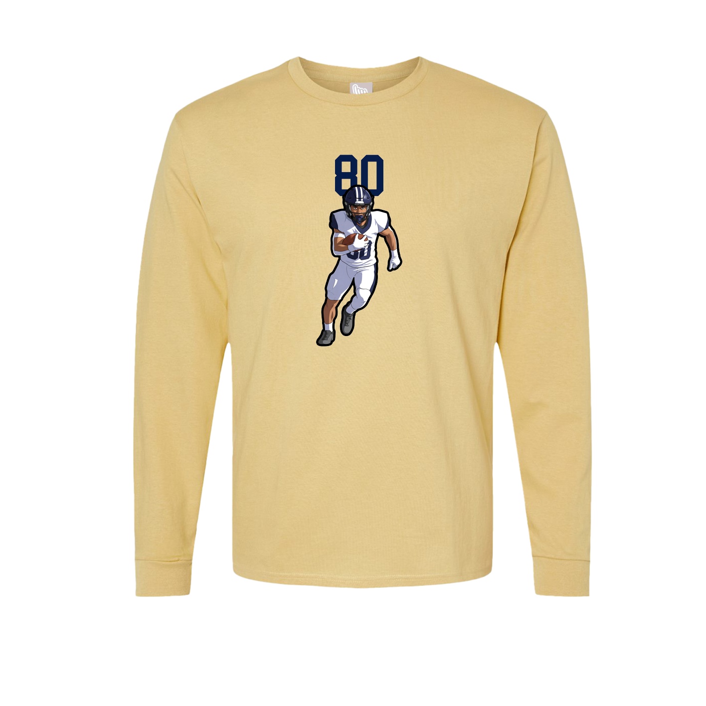 Long Sleeve Tee — Number Top in Vegas Gold