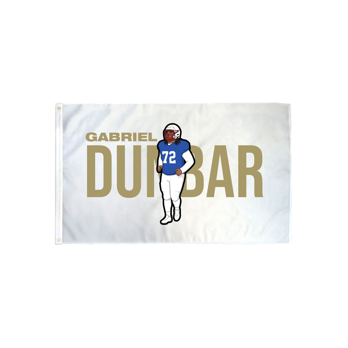 3x5 Flag — Player Name in Classic