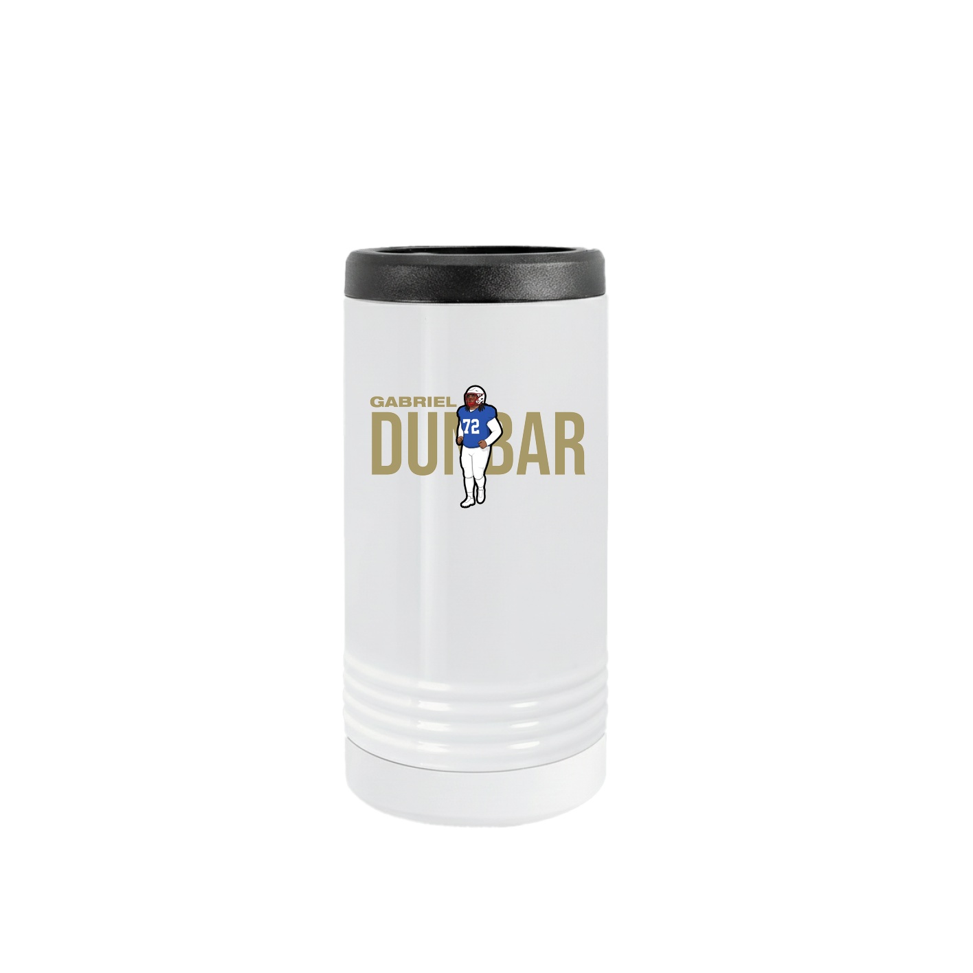 Slim Beverage Holder — Player Name in White