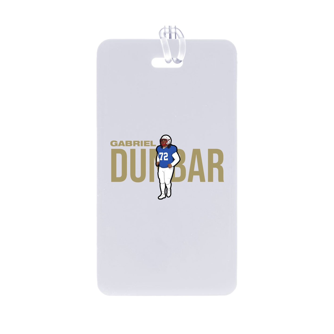 Bag Tag — Player Name in Classic