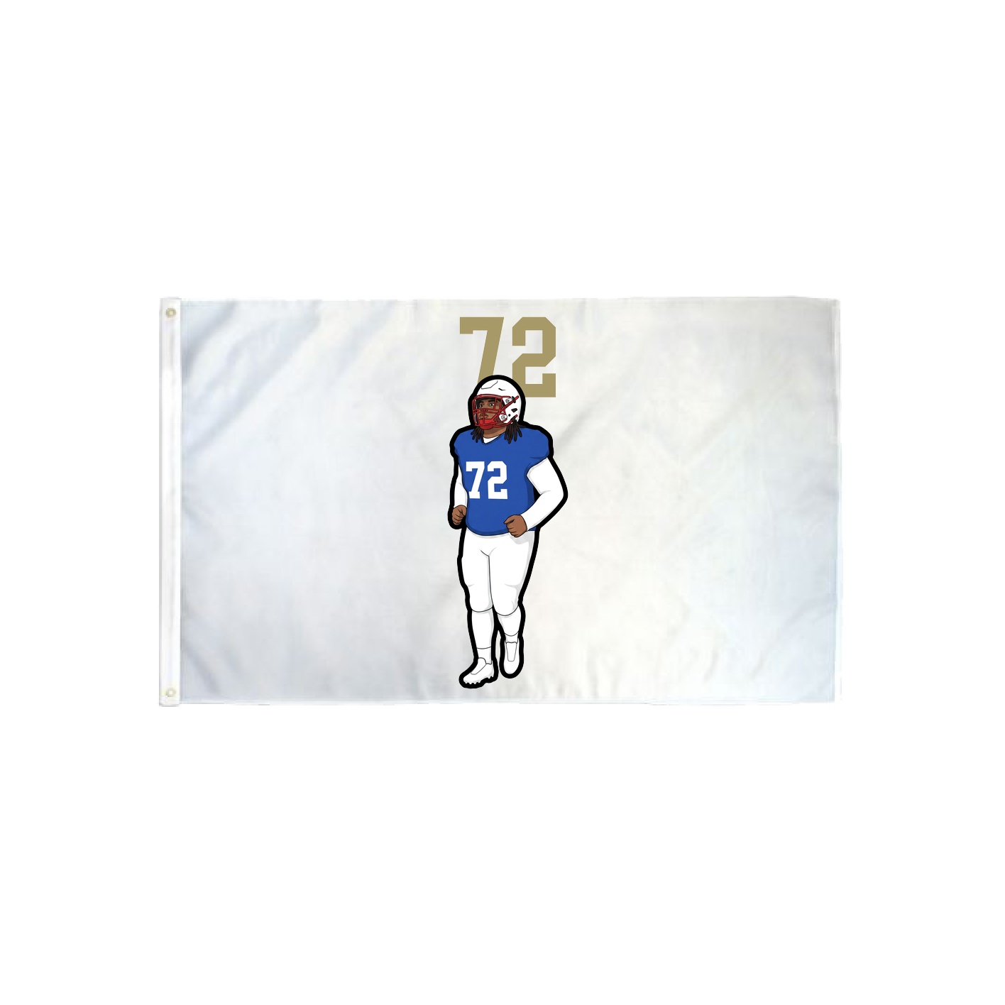 3x5 Flag — Number Top in Classic