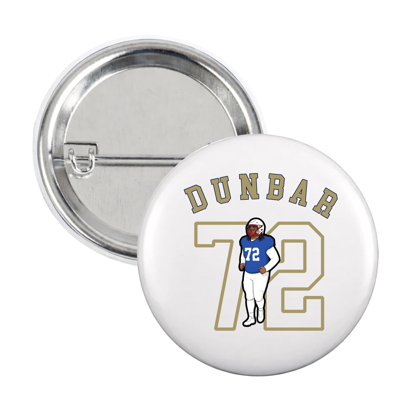 Game Day Button — Shirsey Arch in White