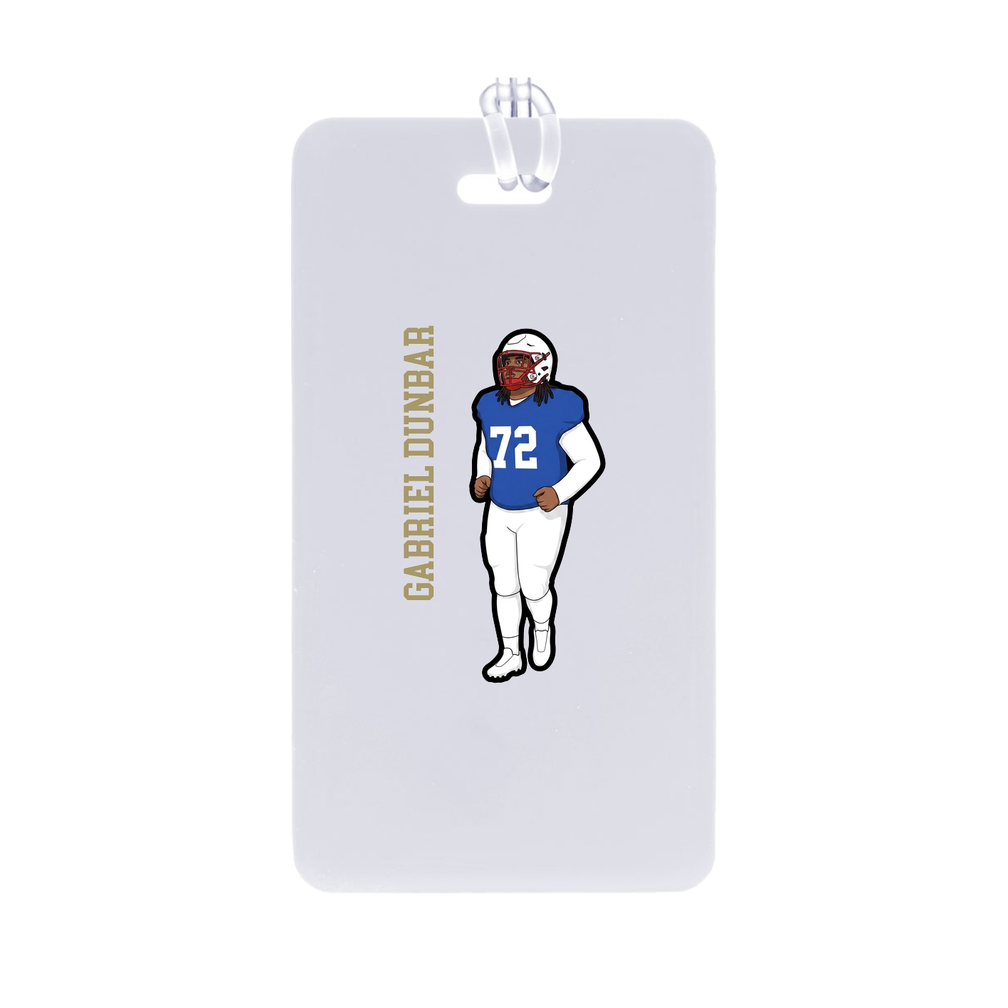 Bag Tag — Name Vertical in Classic