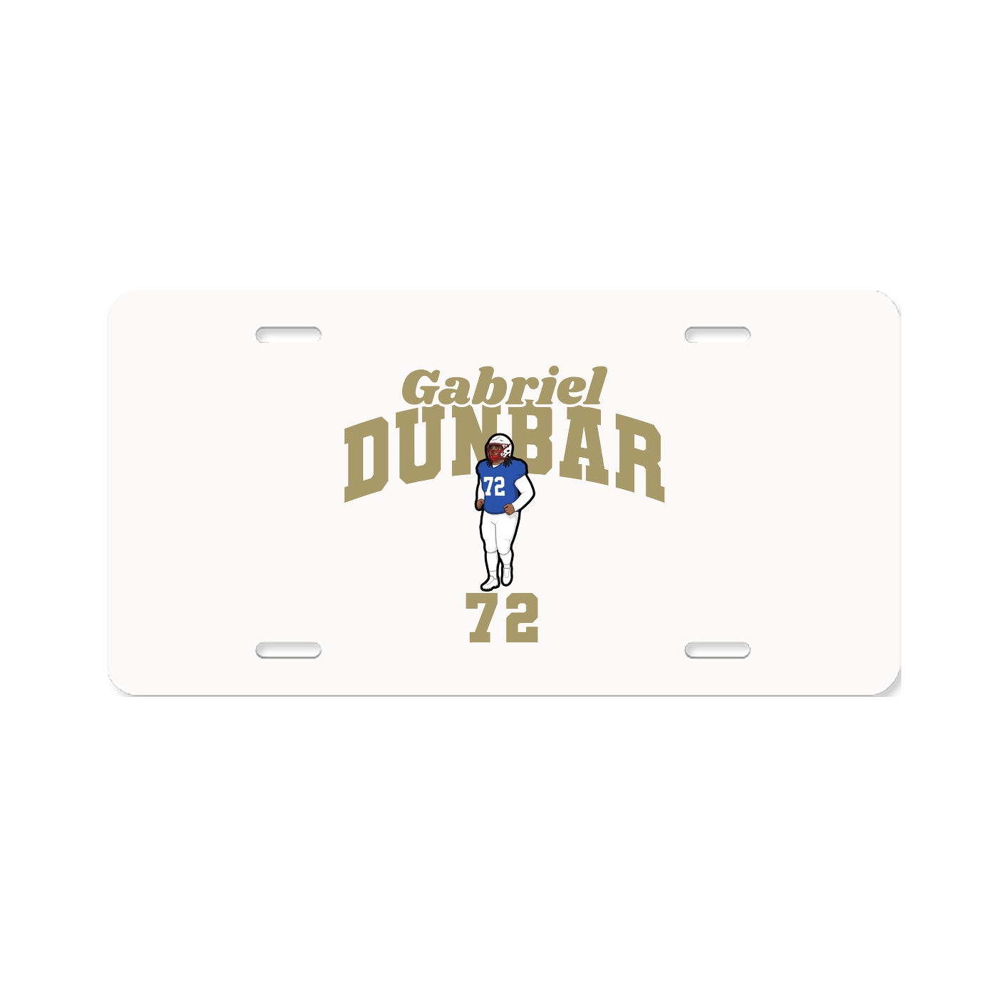 License Plate — Signature Arch in Classic