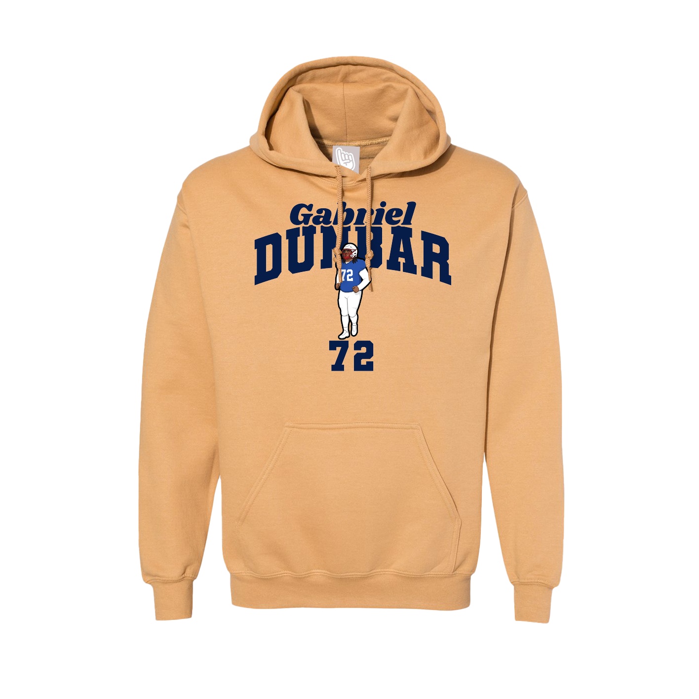 Hoodie — Signature Arch in Vegas Gold