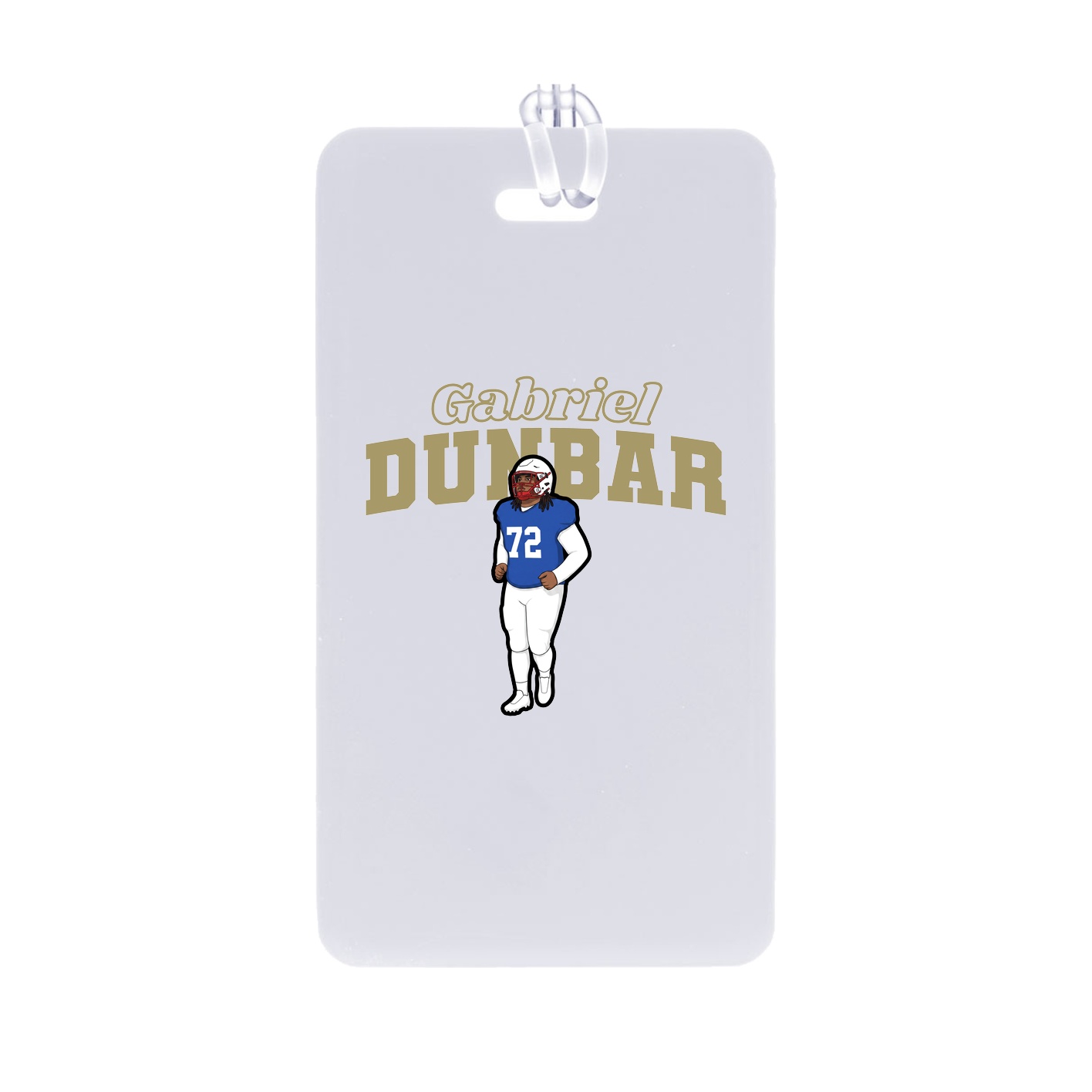 Bag Tag — Name Arch in Classic