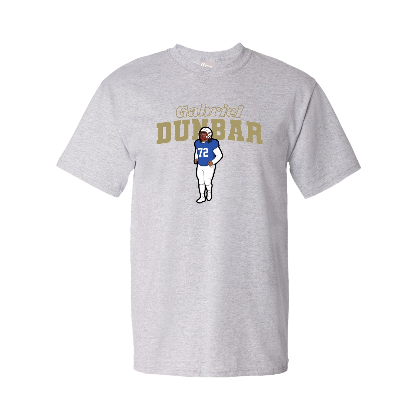 Youth Tee — Name Arch in Grey