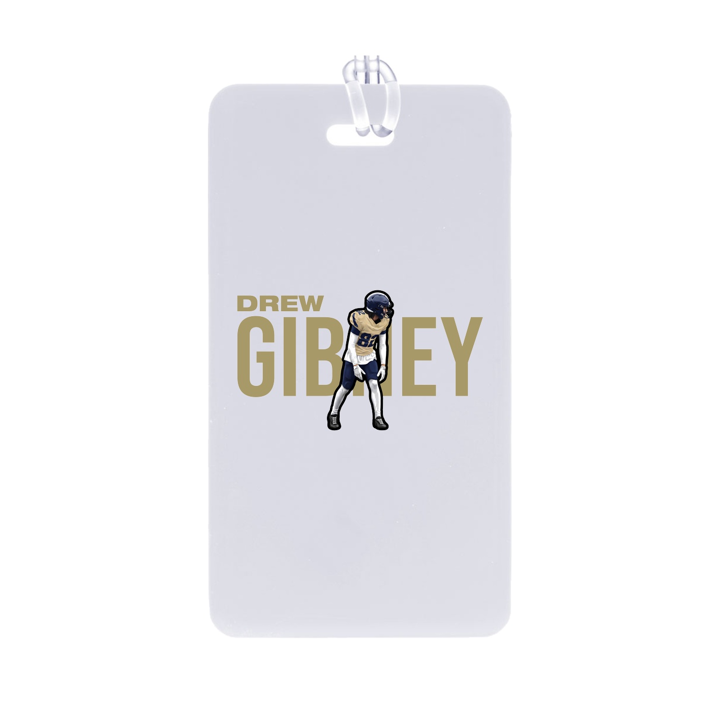 Bag Tag — Player Name in Classic