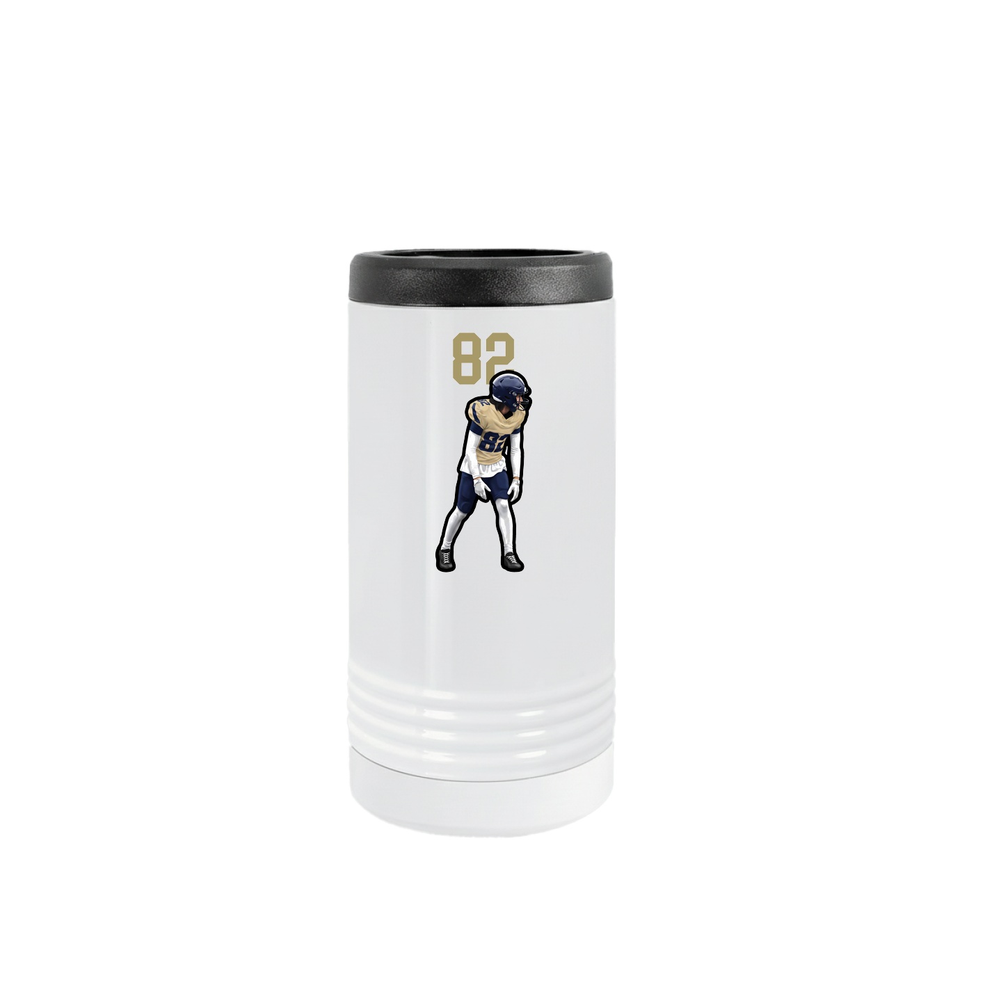 Slim Beverage Holder — Number Top in White