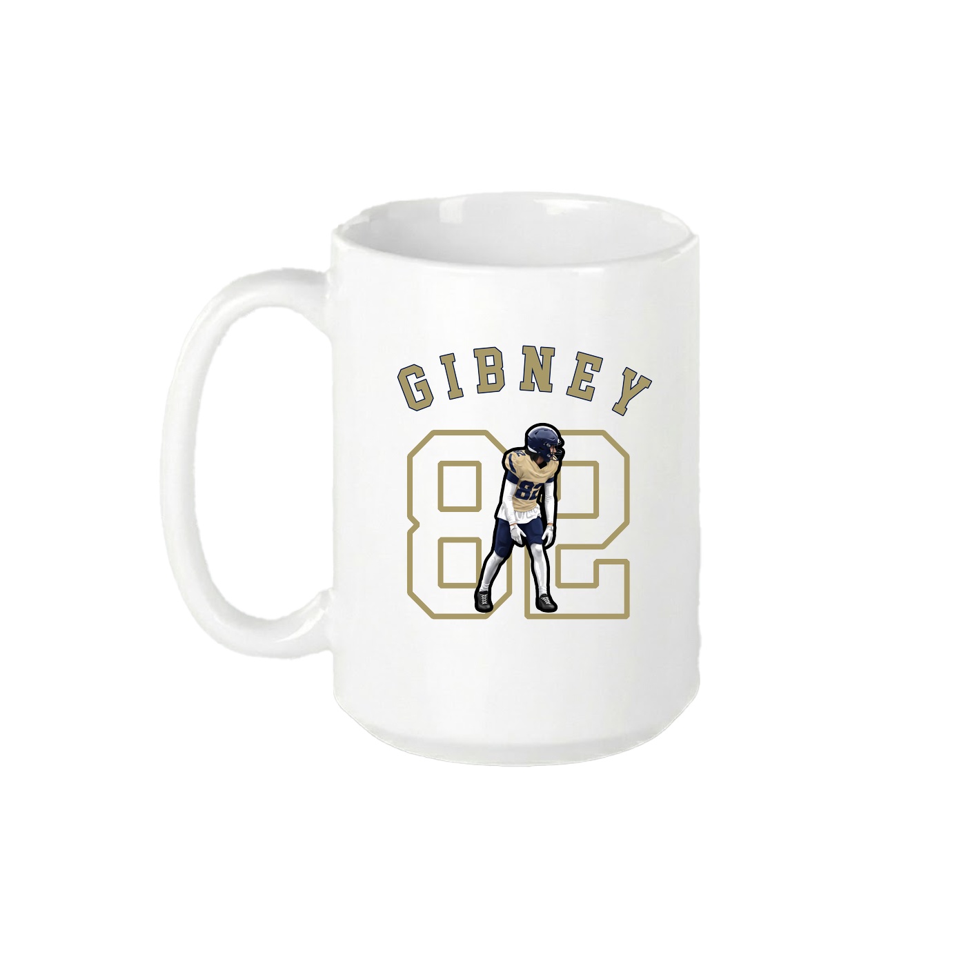 15oz Coffee Mug — Shirsey Arch in White