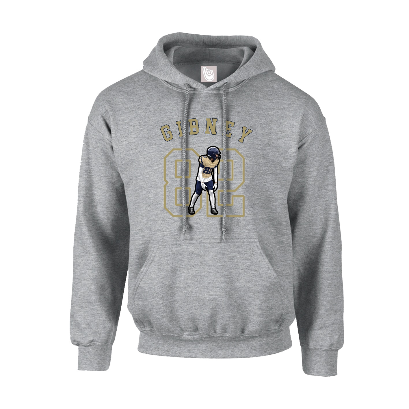 Youth Hoodie — Shirsey Arch in Grey
