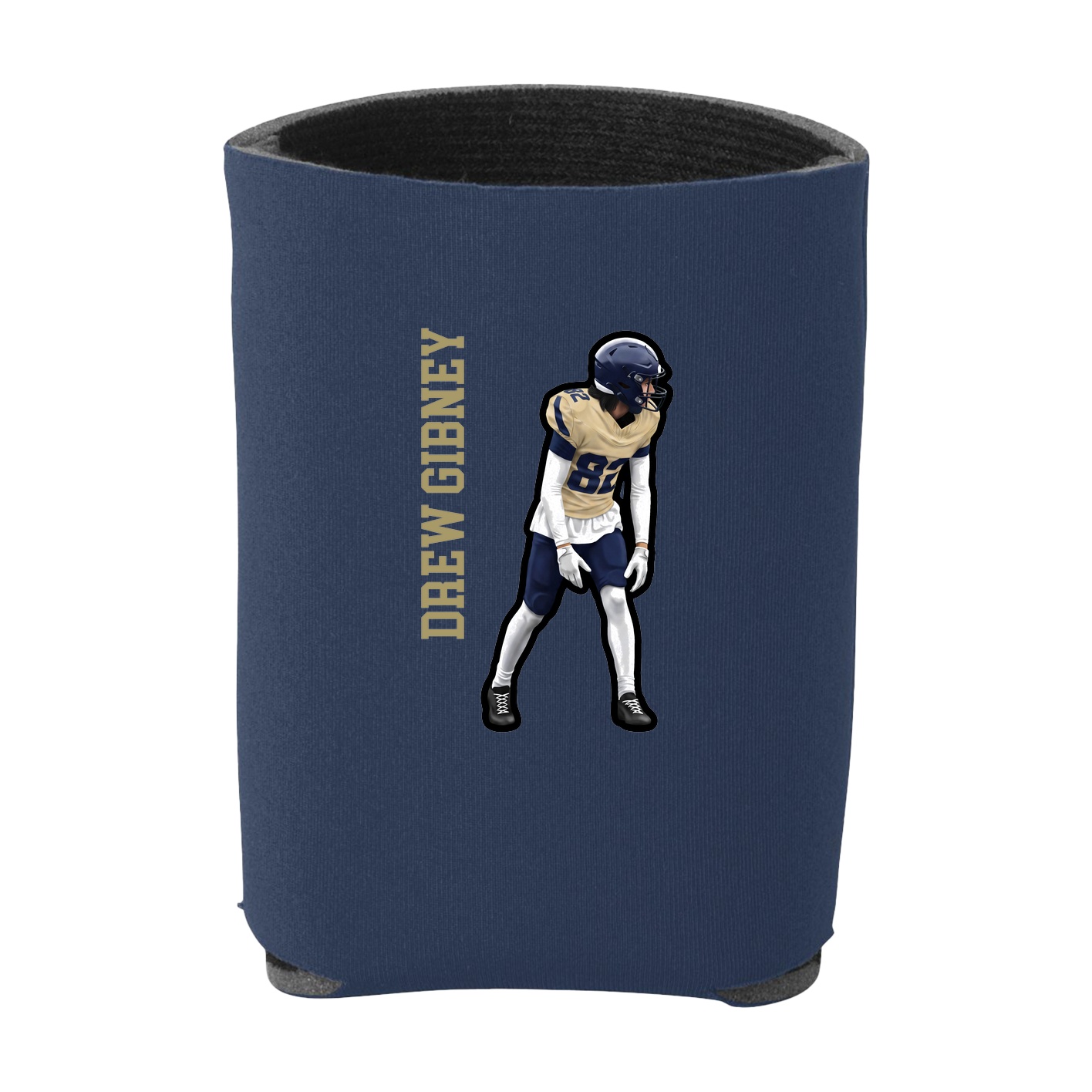 Can Holder — Name Vertical in Navy