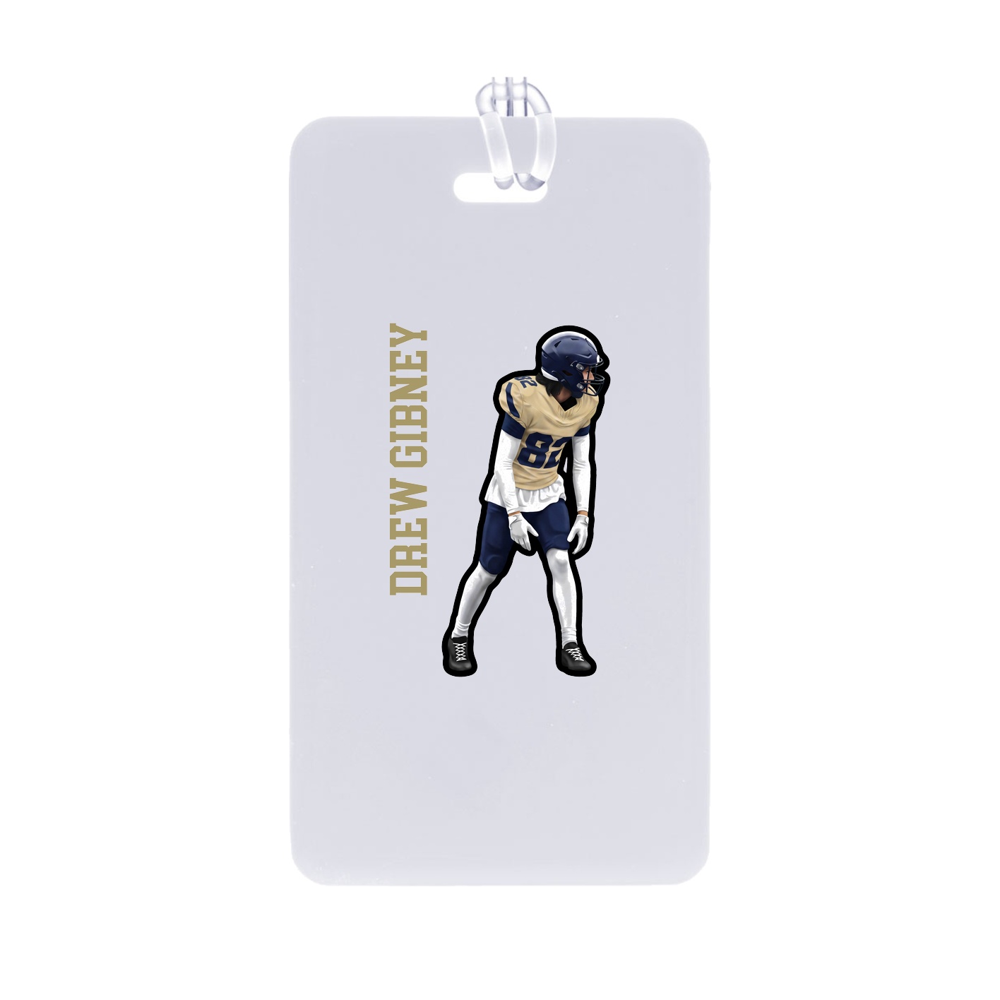 Bag Tag — Name Vertical in Classic