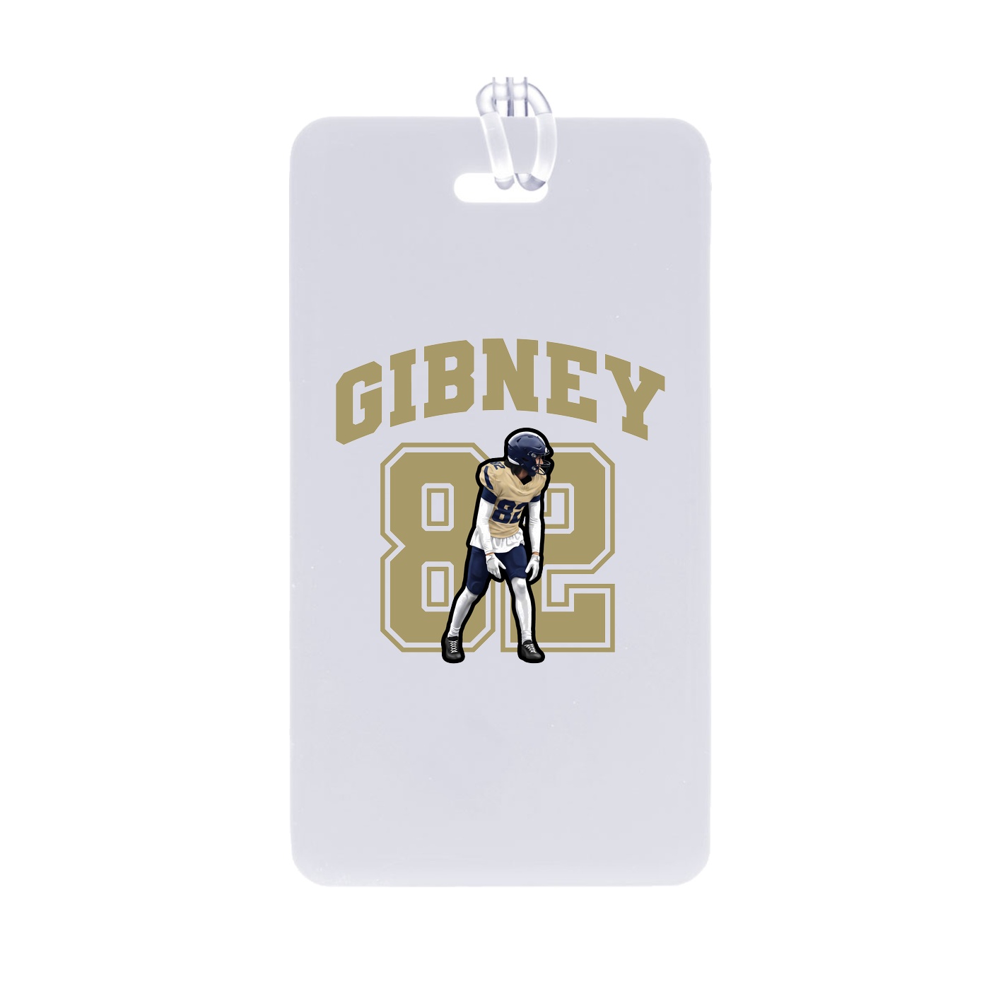 Bag Tag — Number in Classic