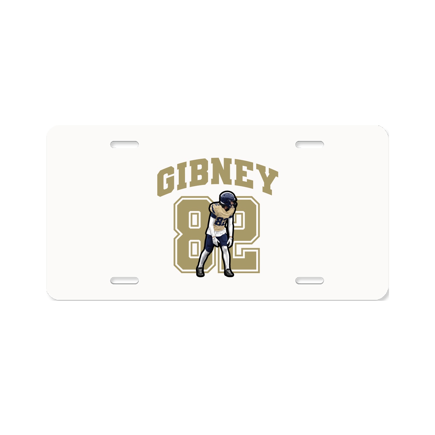 License Plate — Number in Classic