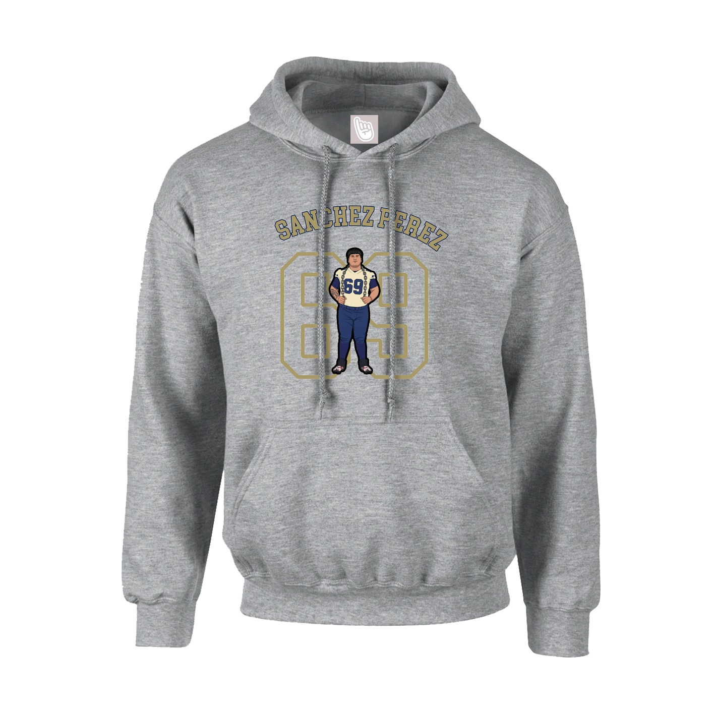 Youth Hoodie — Shirsey Arch in Grey
