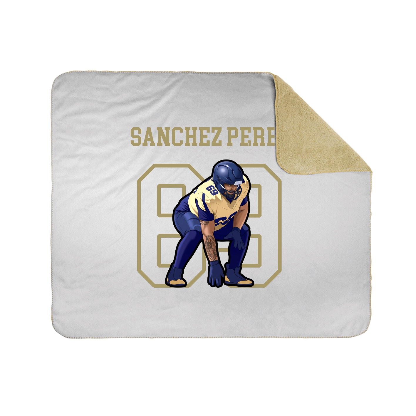 Throw Blanket — Shirsey in White
