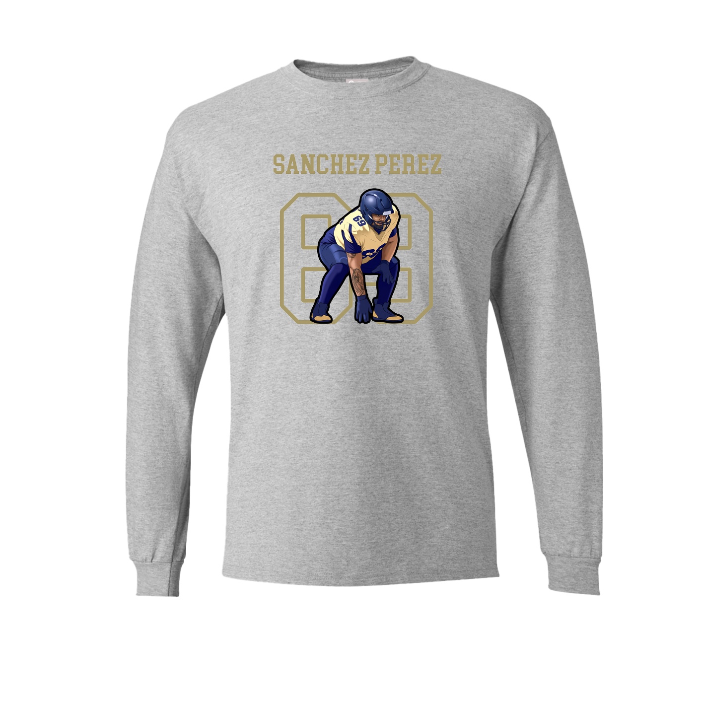 Long Sleeve Tee — Shirsey in Grey