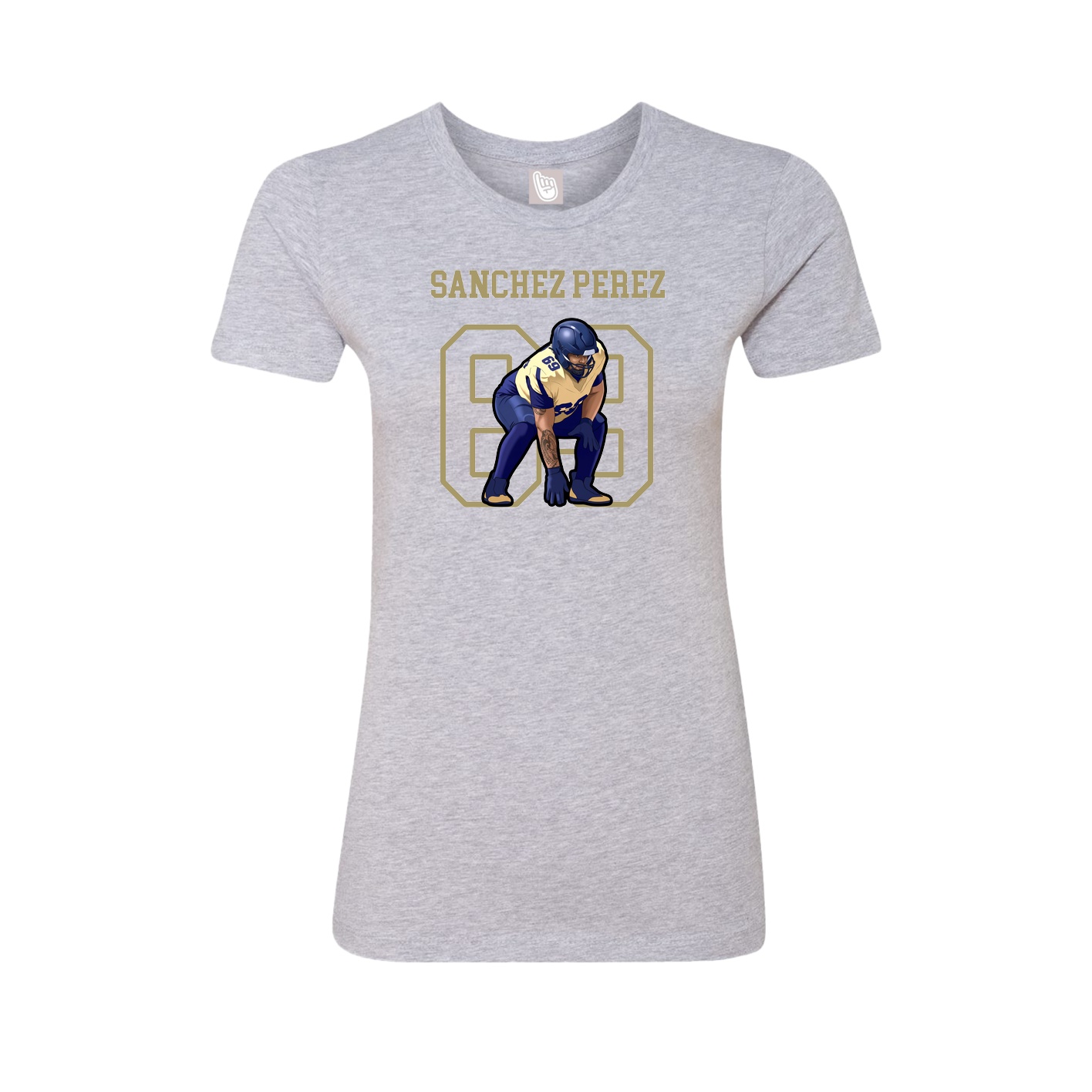 Fitted Women's Tee — Shirsey in Grey