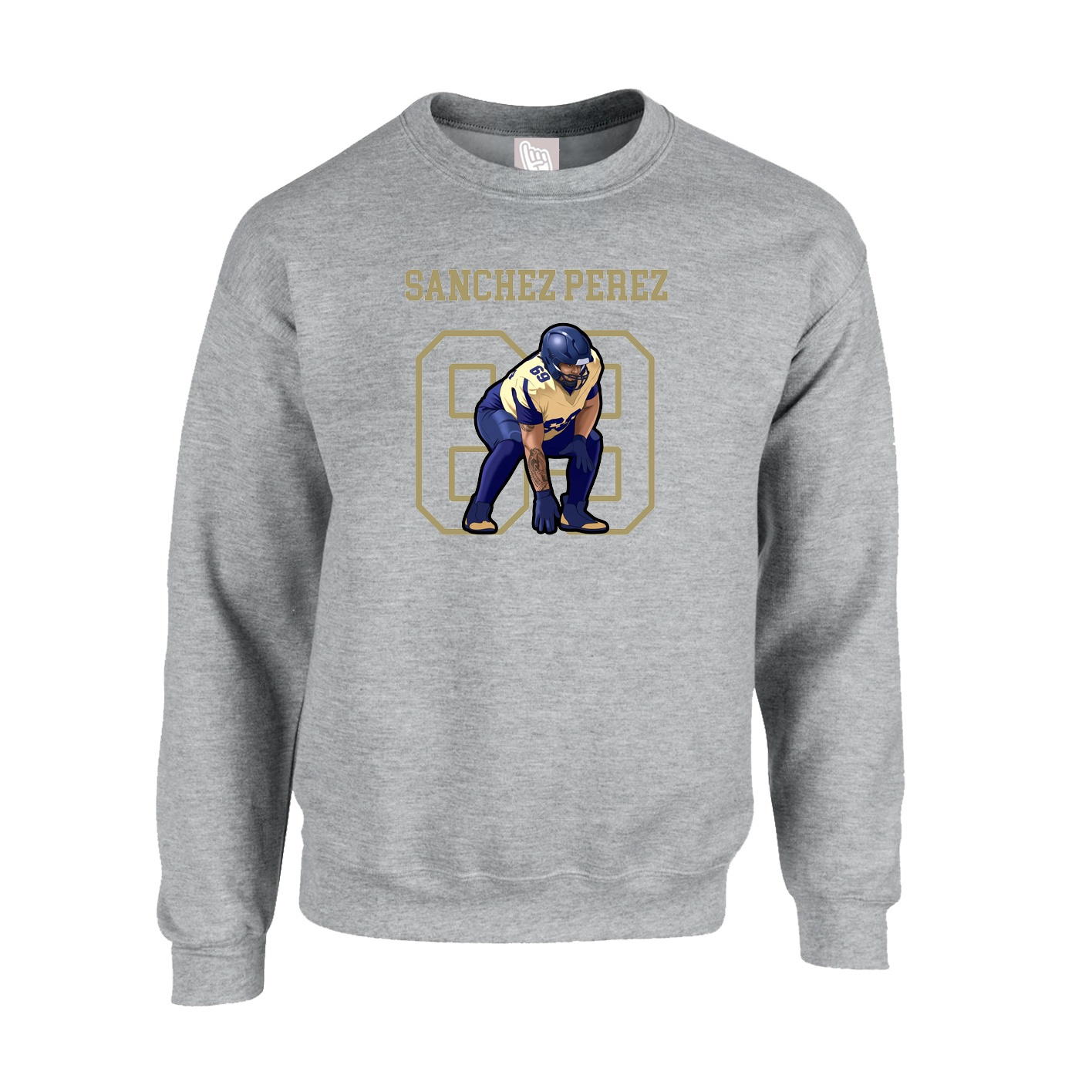 Fleece Crew — Shirsey in Grey