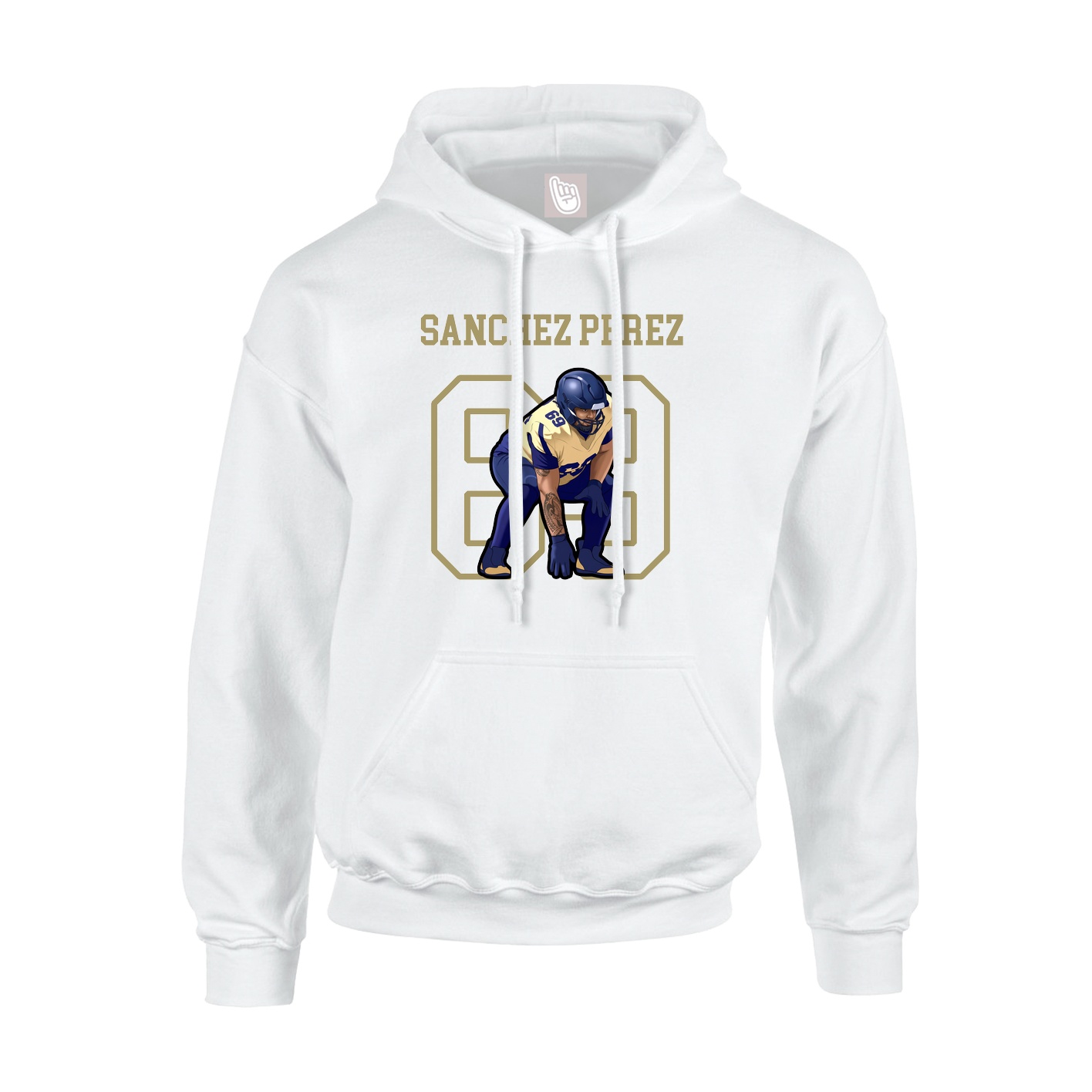 Youth Hoodie — Shirsey in White