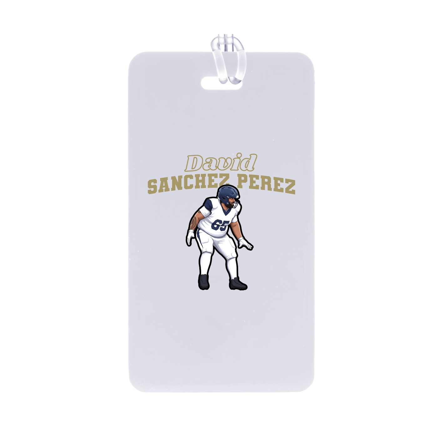 Bag Tag — Name Arch in Classic