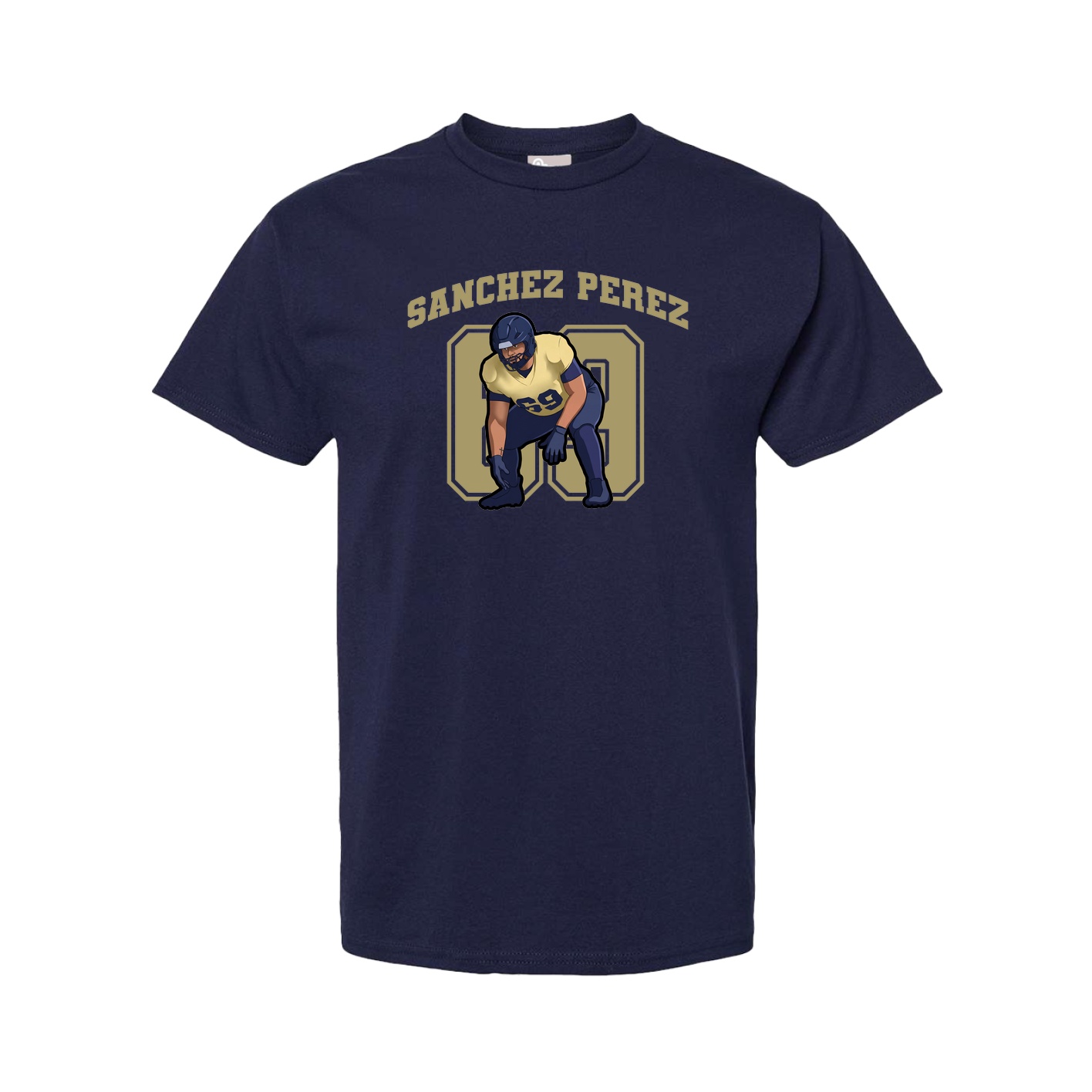 Tee — Number in Navy