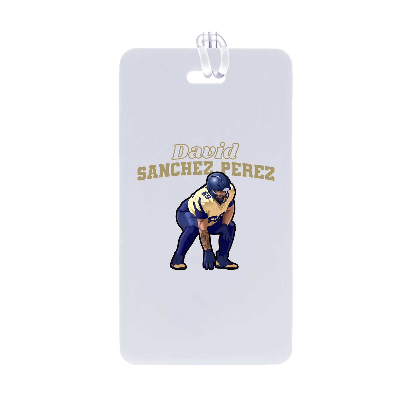Bag Tag — Name Arch in Classic