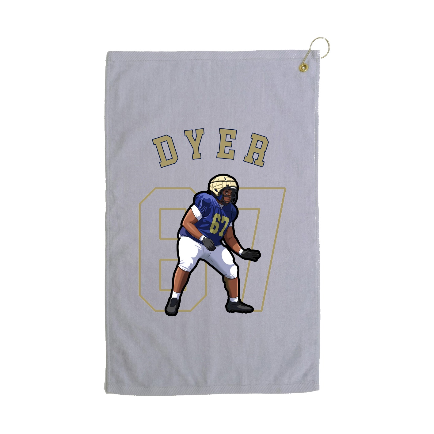 Golf Towel — Shirsey Arch in Grey