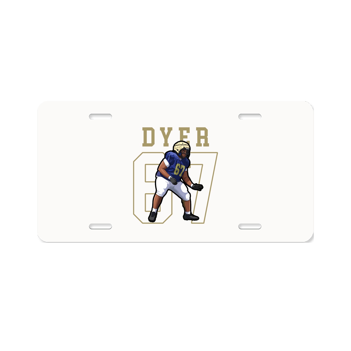 License Plate — Shirsey in Classic