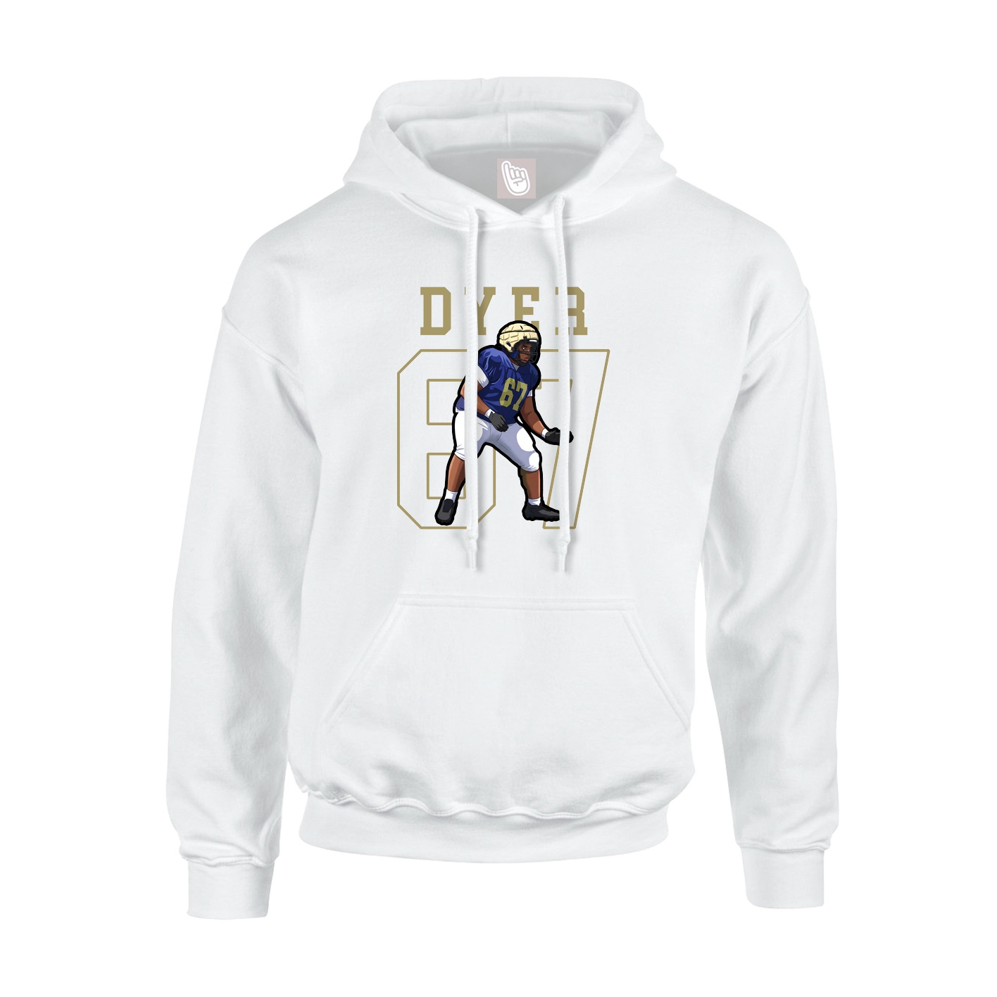 Youth Hoodie — Shirsey in White