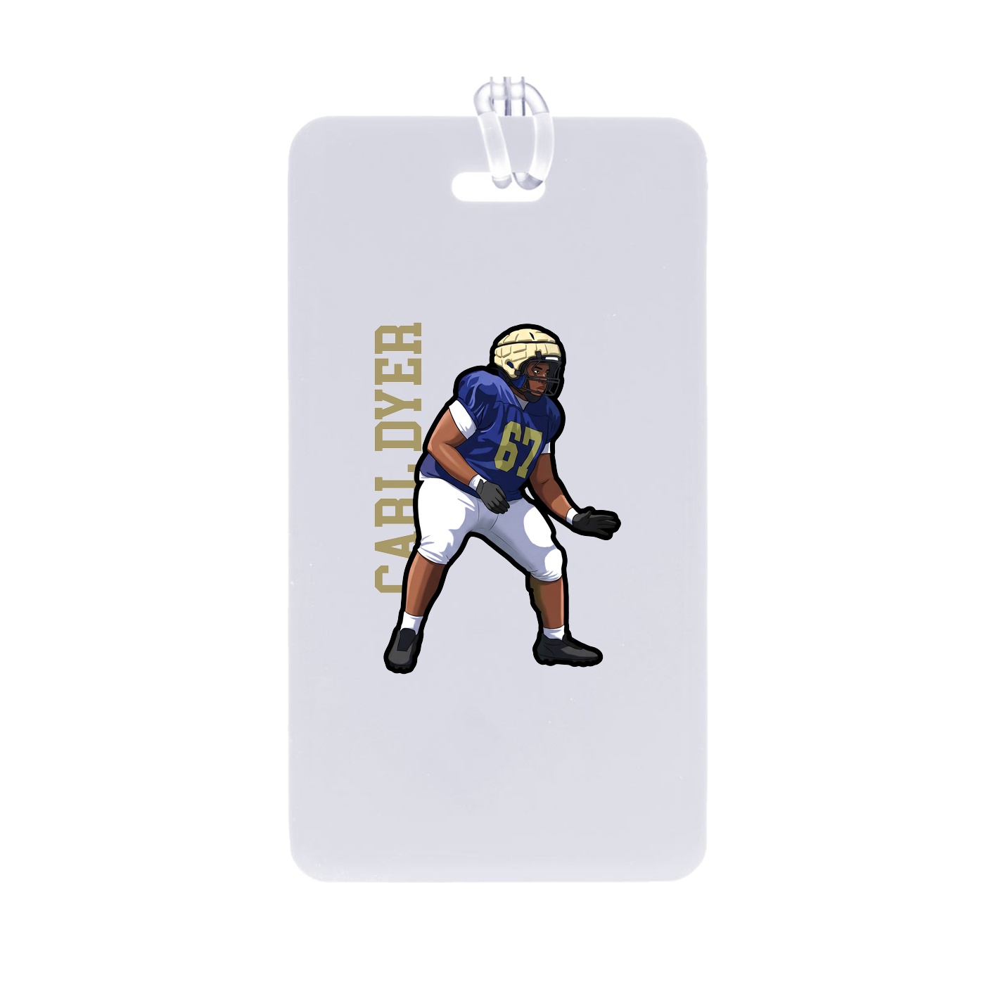 Bag Tag — Name Vertical in Classic
