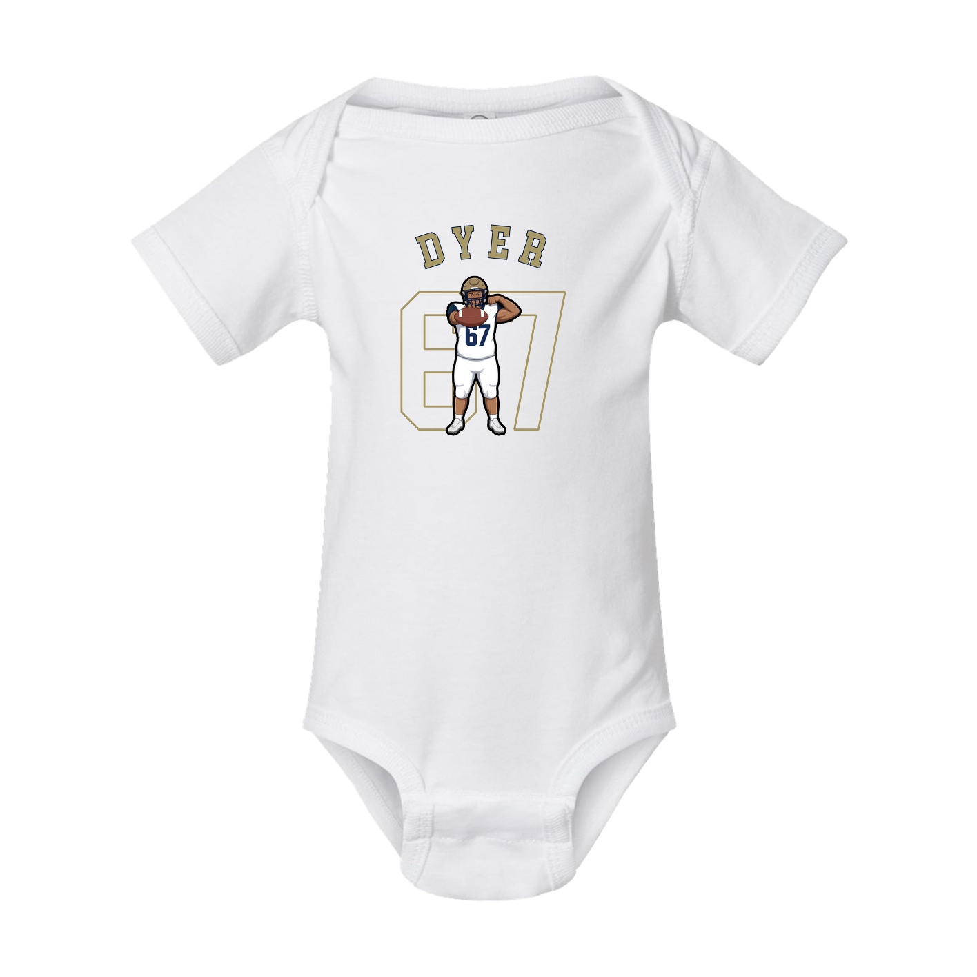 Baby Onesie — Shirsey Arch in White