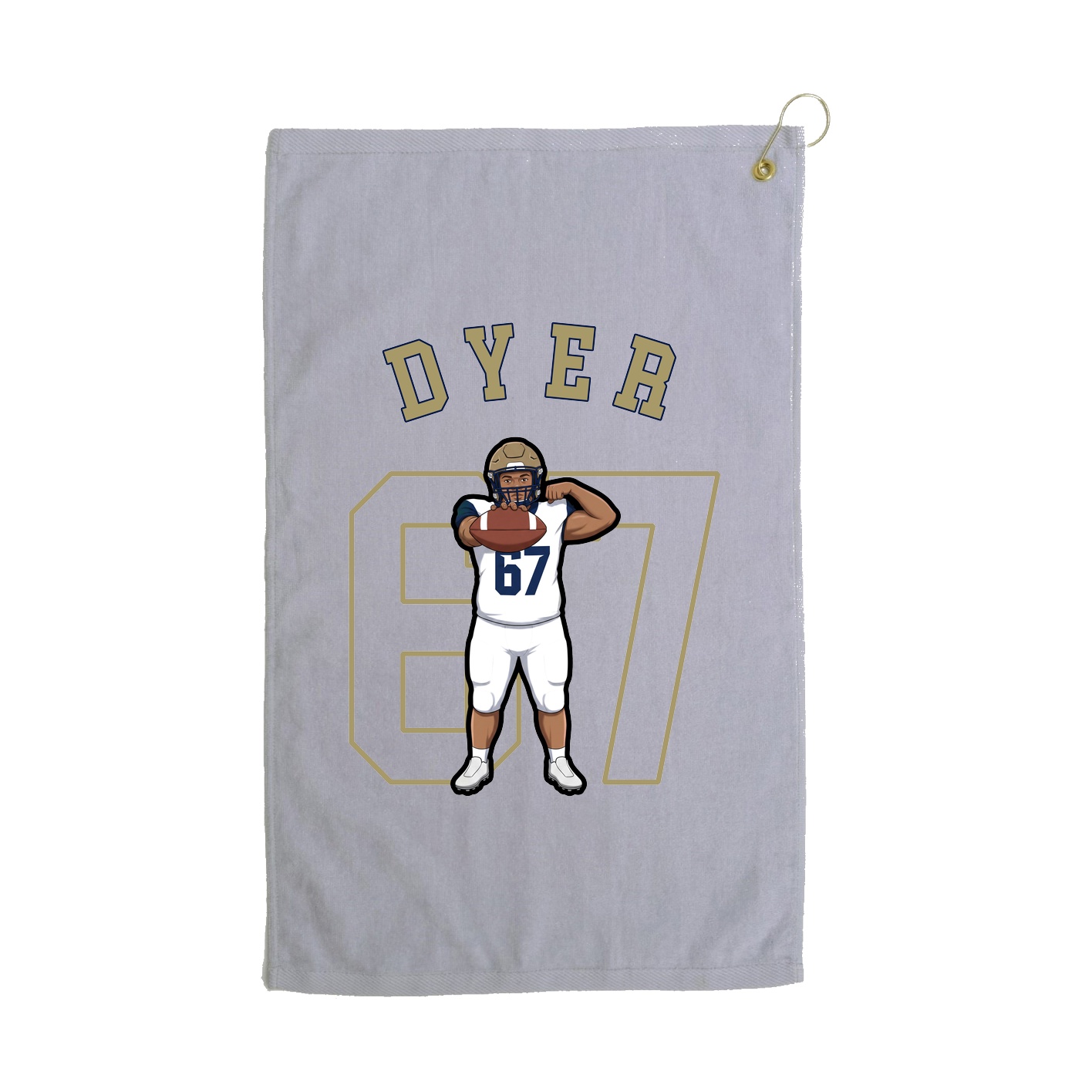 Golf Towel — Shirsey Arch in Grey
