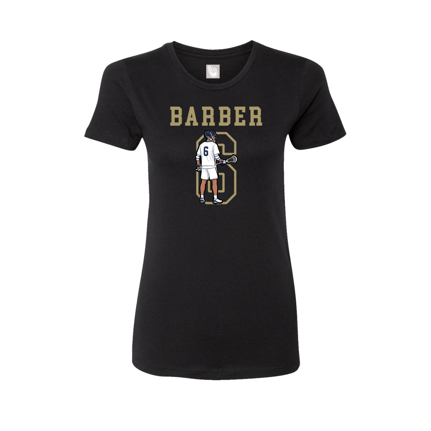 Fitted Women's Tee — Shirsey in Black