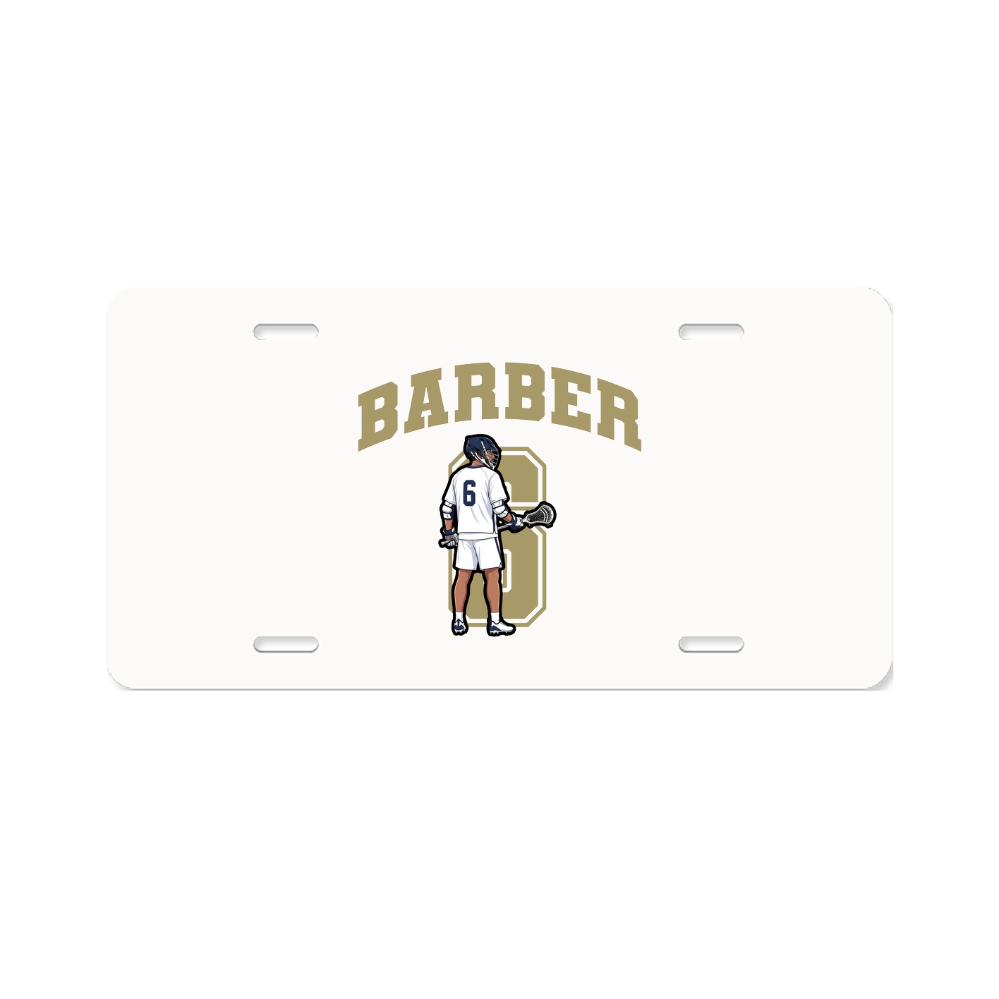 License Plate — Number in Classic